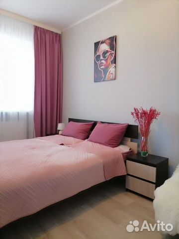 

1-к. квартира, 42 м², 3 кровати