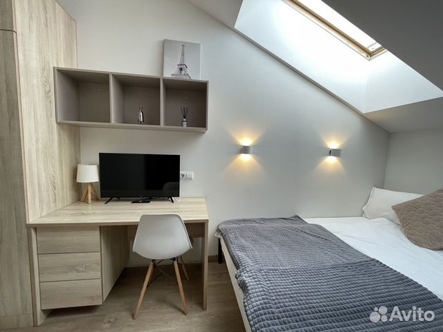 

Квартира-студия, 24 м², 2 кровати