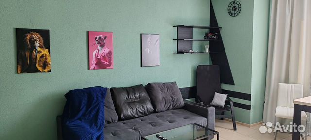 

1-к. квартира, 42 м², 2 кровати
