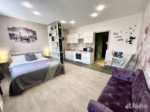 

Квартира-студия, 30 м², 1 кровать