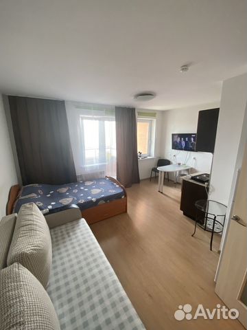 

Квартира-студия, 27 м², 2 кровати