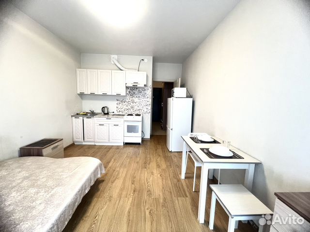 

Квартира-студия, 27 м², 1 кровать