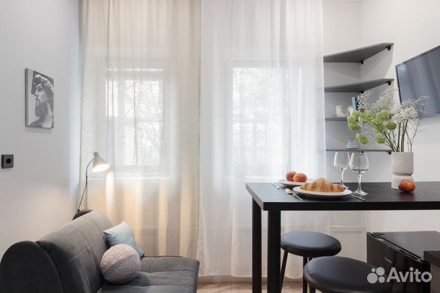 

Квартира-студия, 15 м², 2 кровати