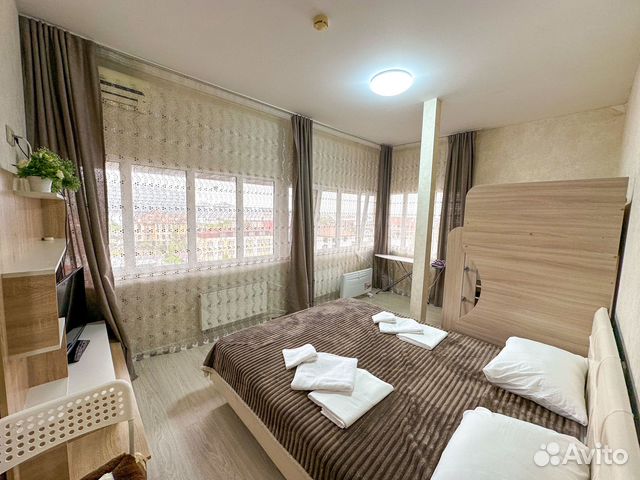 

Квартира-студия, 30 м², 2 кровати
