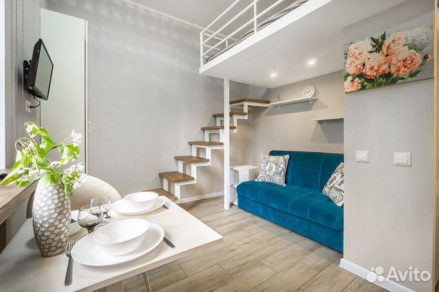 

Квартира-студия, 18 м², 2 кровати