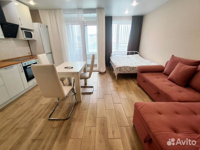 

Квартира-студия, 37 м², 2 кровати