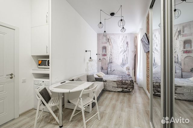 

Квартира-студия, 18 м², 2 кровати