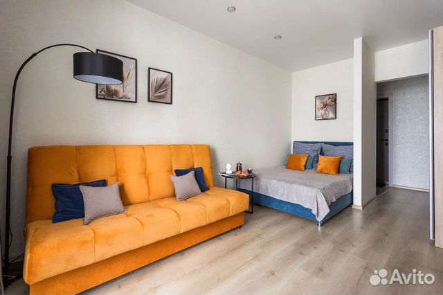 

1-к. квартира, 40 м², 2 кровати