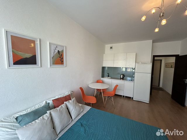 

Квартира-студия, 28 м², 1 кровать