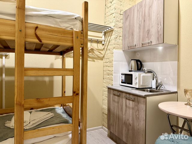 

Квартира-студия, 10 м², 1 кровать