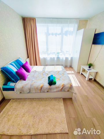 

1-к. квартира, 42 м², 2 кровати