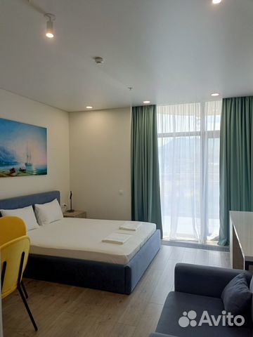 

Квартира-студия, 32 м², 1 кровать