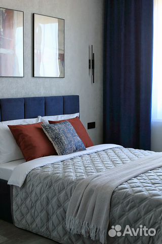 

1-к. квартира, 42 м², 2 кровати