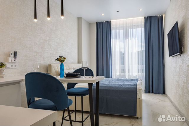 

Квартира-студия, 27 м², 1 кровать