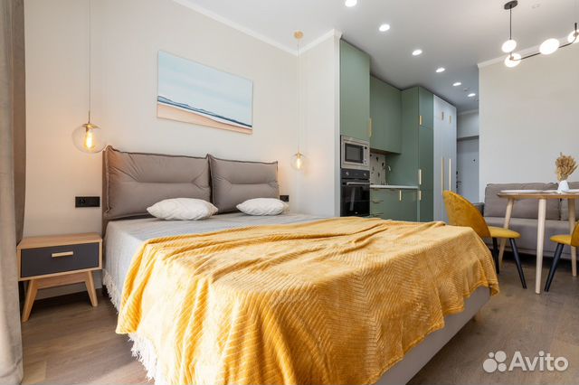 

Квартира-студия, 24,1 м², 2 кровати