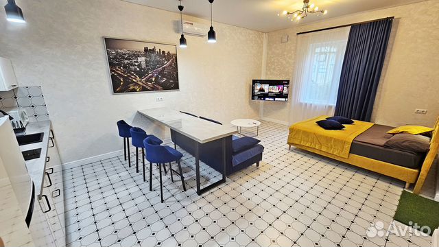 

Квартира-студия, 33 м², 2 кровати