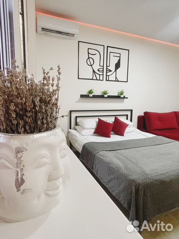 

Квартира-студия, 33 м², 2 кровати