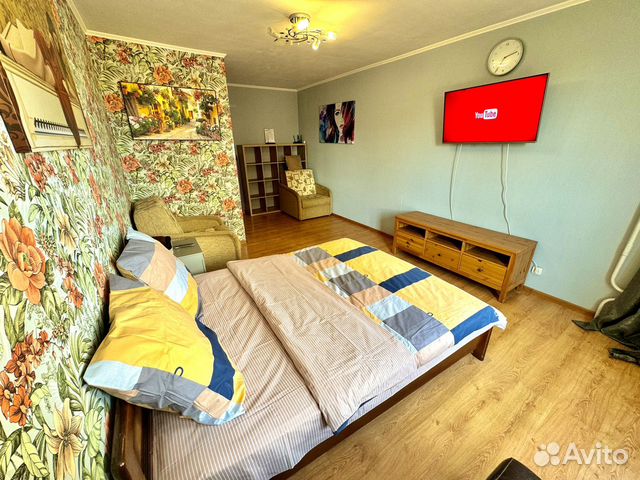 

1-к. квартира, 42 м², 4 кровати