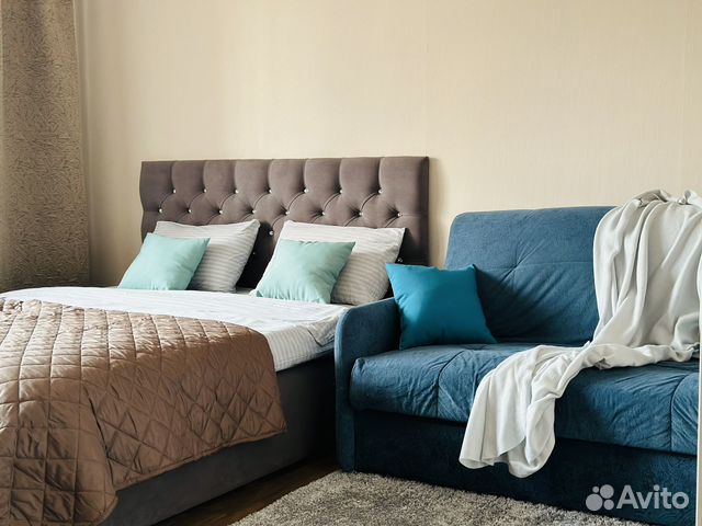 

1-к. квартира, 44 м², 2 кровати