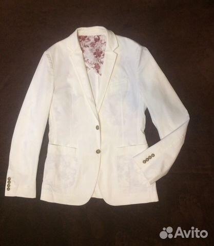 Пиджак белый DG (Дольче Габбана) 50-52 Новый