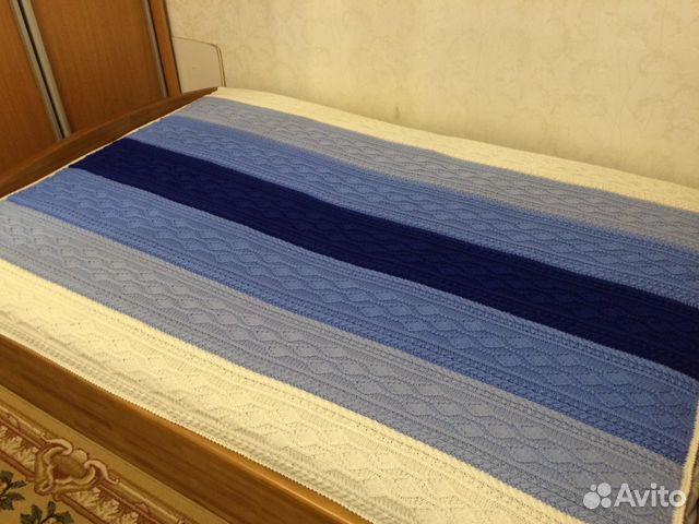 Плед ручной работы 200смx140см