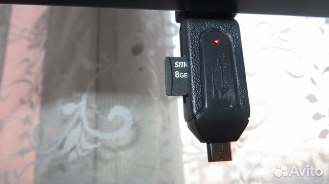 Картридер OTG USB - microUSB (Новый)