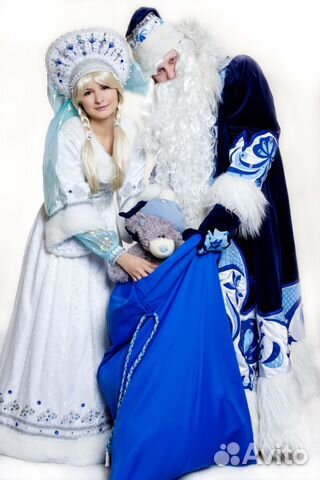 2 костюма: Дед Мороз и Снегурочка
