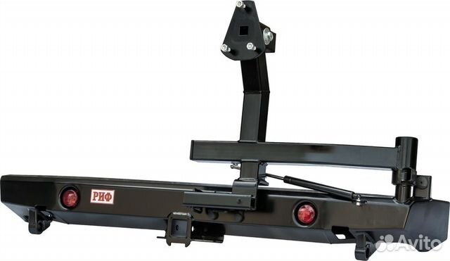 Бампер риф задний ваз Нива с квадратом и калиткой