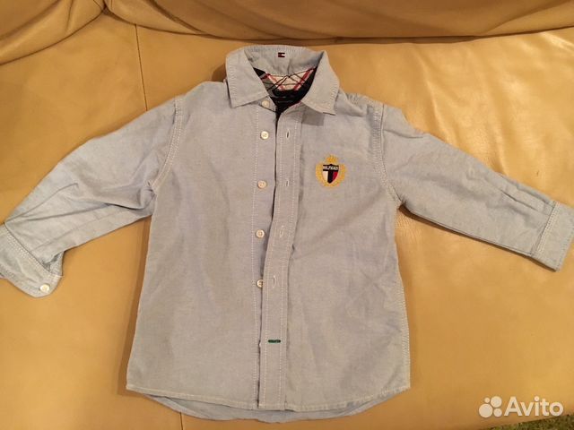 Рубашка Tommy Hilfiger оригинал 2года Рубашка Tommy Hilfiger оригинал 2года