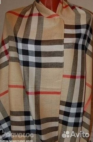 Платок Шарф Burberry В Клетку Берберри Барбери Теп