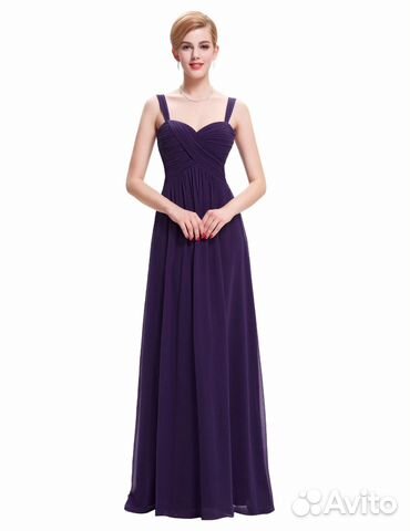 Шикарное фиолетовое вечернее платье. Новое