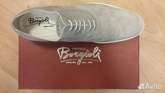 Туфли муж. Borgioli, р.46, Италия, новые Туфли муж. Borgioli, р.46, Италия, новые