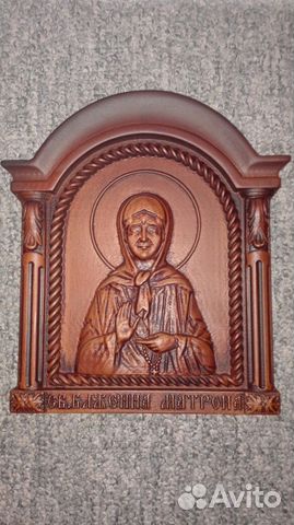 Икона Резная Св. Матрона