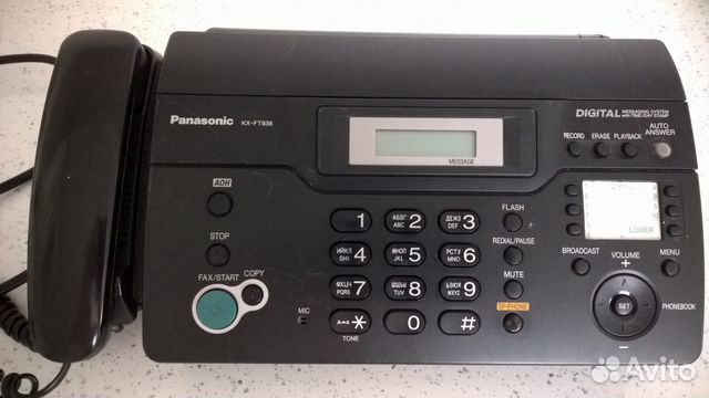 Факс-телефон Panasonic KX-FT938