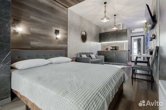 

Квартира-студия, 26 м², 2 кровати