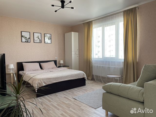 

Квартира-студия, 30 м², 2 кровати