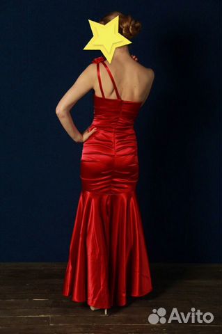 Платье вечернее атласное Платье вечернее атласное