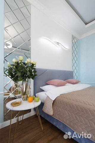 

1-к. квартира, 43 м², 2 кровати