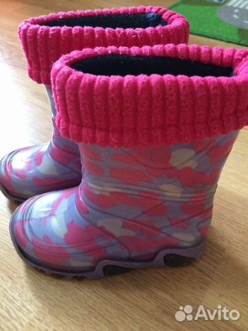 Сапоги резиновые детские Demar 22/23 для девочки Сапоги резиновые детские Demar 22/23 для девочки