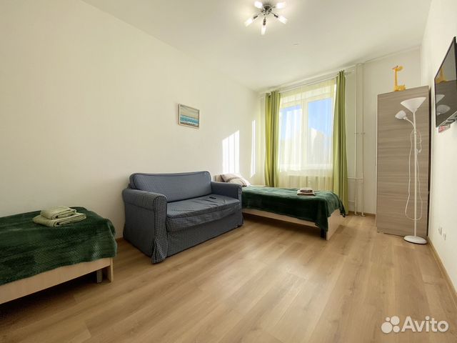 

1-к. квартира, 37 м², 3 кровати