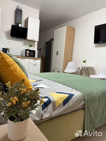 

Квартира-студия, 28 м², 1 кровать