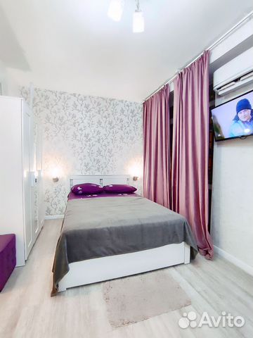 

Квартира-студия, 28 м², 2 кровати
