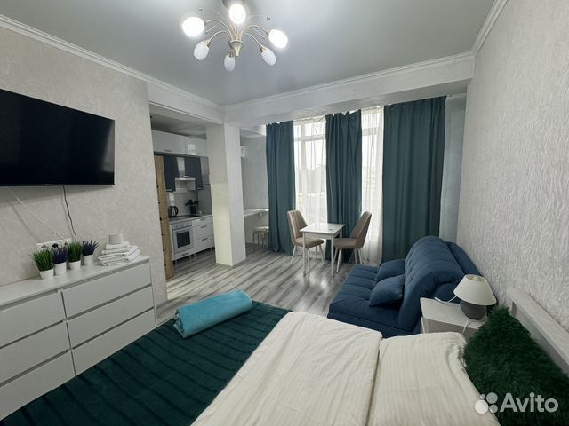 

Квартира-студия, 27 м², 2 кровати
