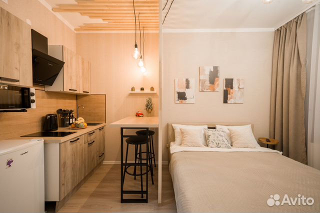 

Квартира-студия, 23,9 м², 1 кровать