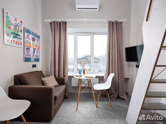 

Квартира-студия, 18 м², 2 кровати