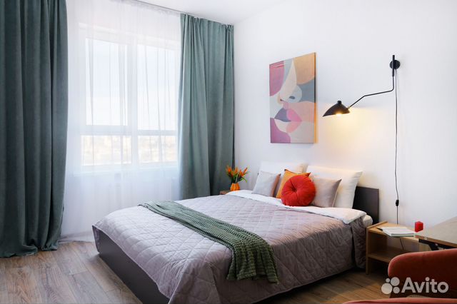 

1-к. квартира, 39 м², 3 кровати