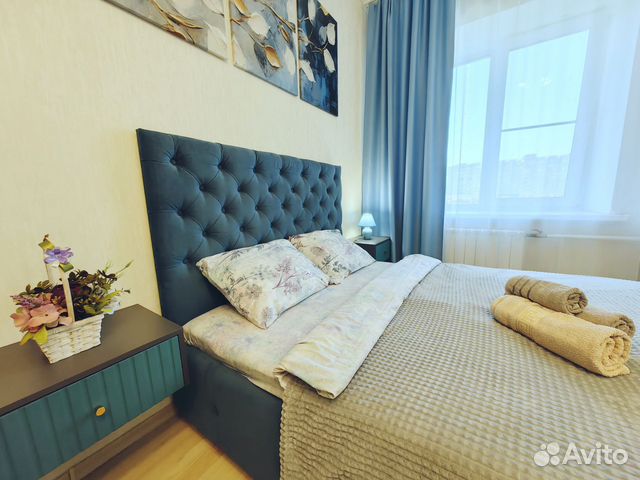 

1-к. квартира, 42 м², 3 кровати