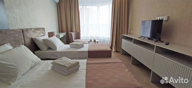 

Квартира-студия, 30 м², 4 кровати