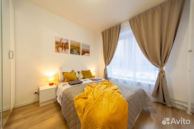 

1-к. квартира, 35 м², 2 кровати