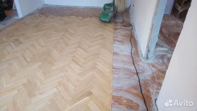 Циклевка паркета, половой доски, ремонт,без пыли